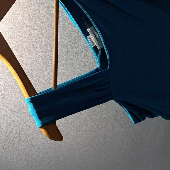 Calvin Klein Asymmetrical Blue Dress - Picture 2 of 8